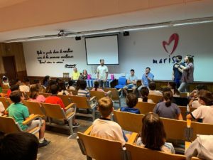 EL PROYECTO RECREO CIERRA LA TEMPORADA VISITANDO EL COLEGIO MARISTAS HUELVA
