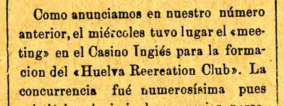 Constitución oficial del club